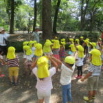 ポスト投函＆川遊び　ひよこ組　９月１０日（火）
