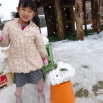 今日も雪遊び　1月21日（金）