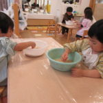 たんぽぽ組　いろいろな感触遊び　5月２０日（木）～