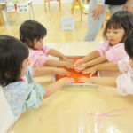 たんぽぽ組　寒天遊び　6月２３日（木）