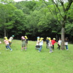 ひかり組　6月８日㈭川あそび　6月14日㈬平安騎馬隊　乗馬体験