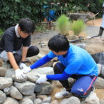 完成‼　園庭改造大作戦