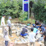 完成‼　園庭改造大作戦